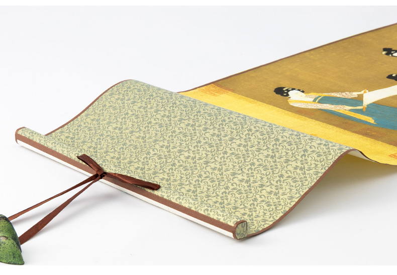 文之宝 1:1喷绘全绫精装裱宣纸挂轴书画定制收藏礼盒送宣纸卷轴宋代赵