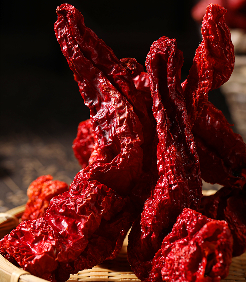 焉耆辣皮子500克新疆南疆焉耆陇椒拌面大辣子微辣干辣椒皮子干辣椒