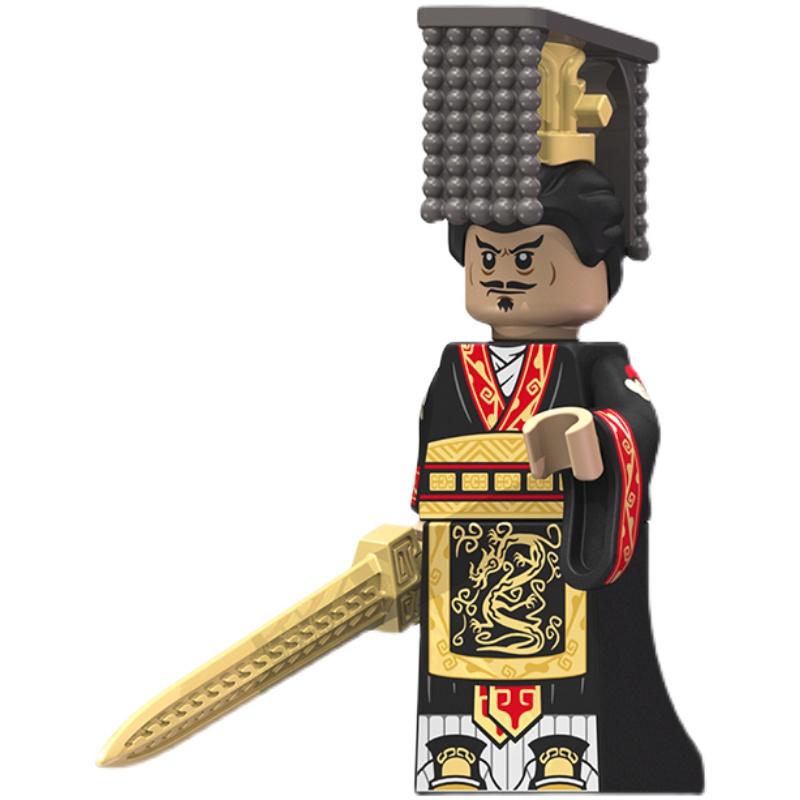 乐高lego秦国人物大秦赋秦始皇秦国士兵古代战争人物拼装积木生日礼物