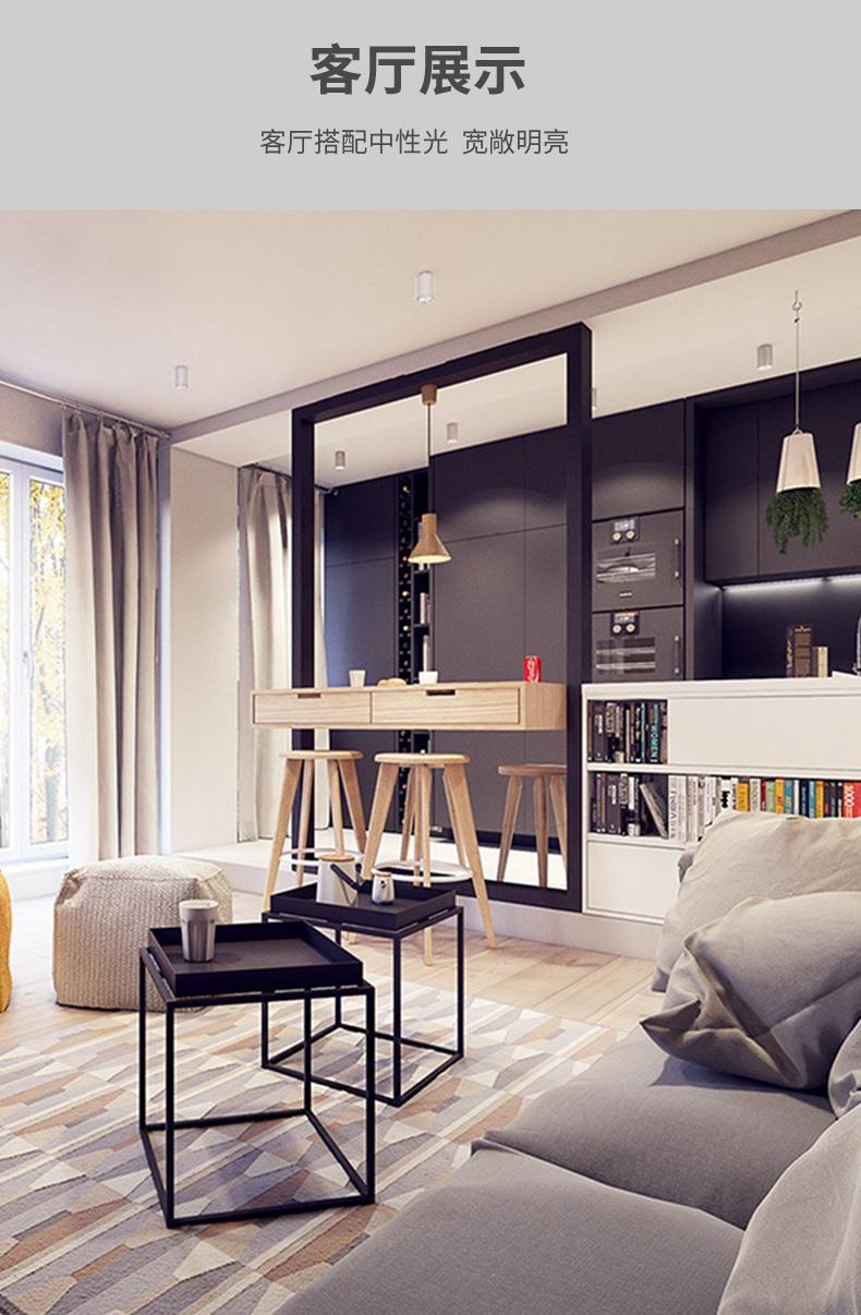 华艺照明筒灯led华艺照明明装筒灯led长桶无眩射灯防免开孔天花北欧