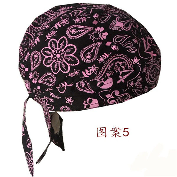 卡若登新品包头巾帽子男士海盗帽男士自由头巾帽防晒吸汗透气男女骑士