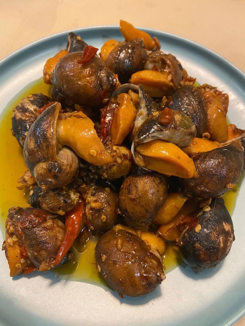 老婆脚新鲜鲍鱼螺老婆脚螺珍珠鲍海蜗牛螺 大个无冰衣 2斤(加一包炒料