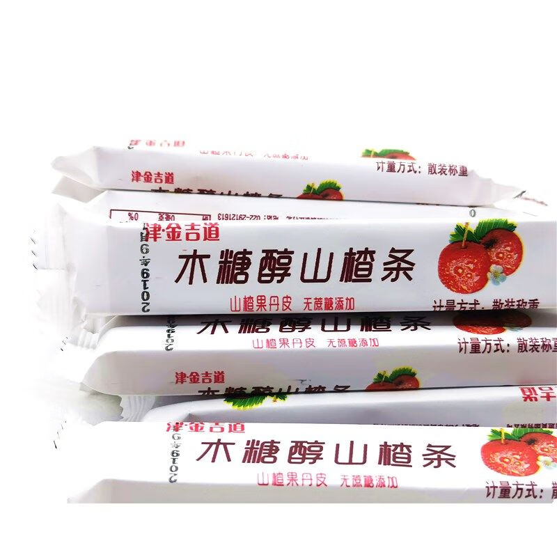 津金吉道500g山楂果丹皮散装独立小包装休闲零食酸甜果脯特产100g100g