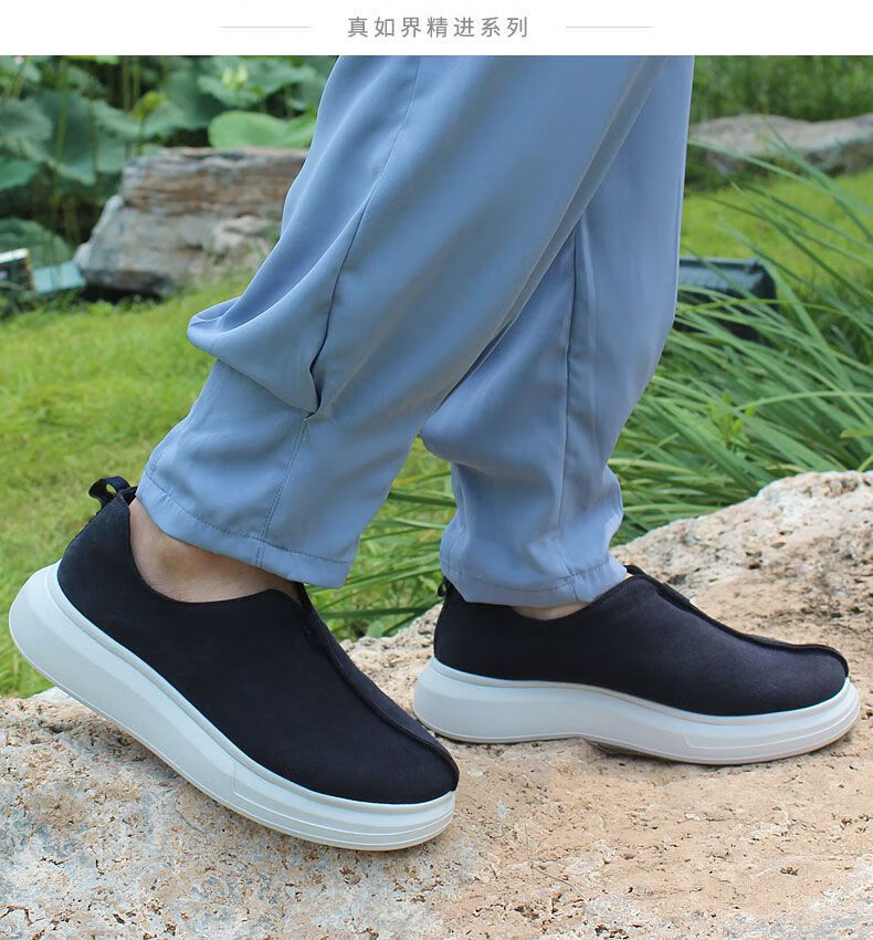 偌聿 僧鞋春秋超轻透气舒适厚底鞋和尚鞋柔软底防滑耐磨僧鞋轻便耐穿