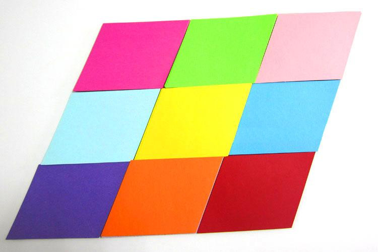 火有水 平行四边形菱形五边形直角等腰梯形六边形六角形彩色卡纸 公开