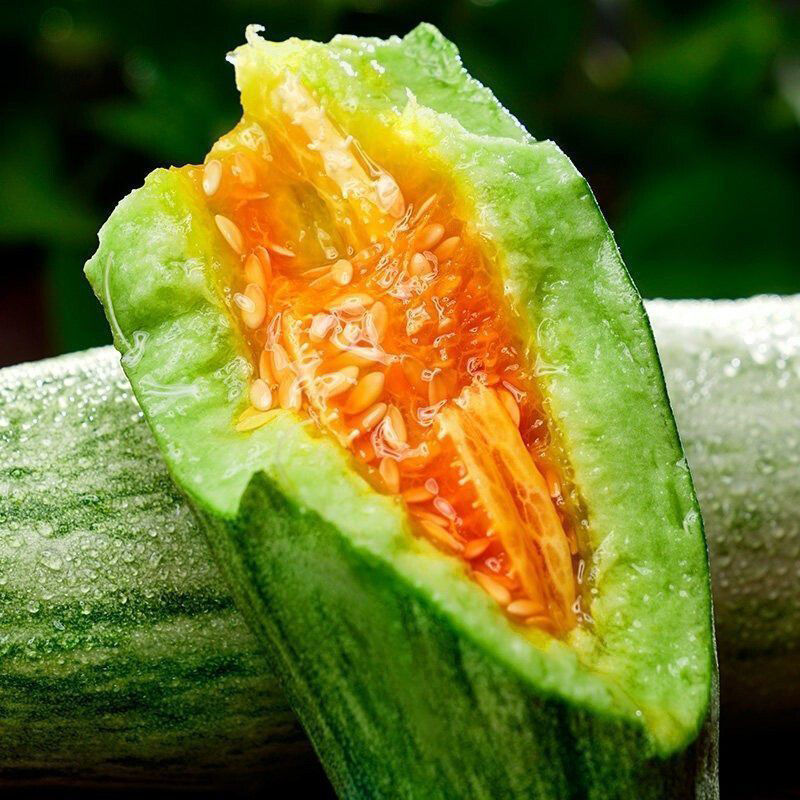 现摘羊角蜜甜瓜羊角脆孕妇时令水果博洋蜜瓜香瓜新鲜应季水果 带箱5.