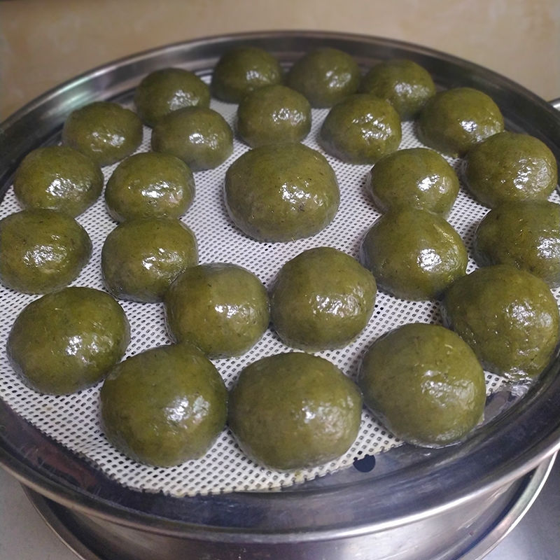 清明粑粑湖南特产水牛花粑粑艾草野菜粑粑清明草鼠曲草