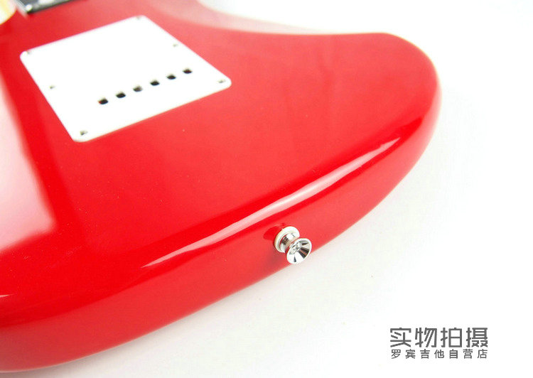 雅马哈电吉他beyond乐队同款黄家驹签名款电吉他摇滚主音摇把纯红色