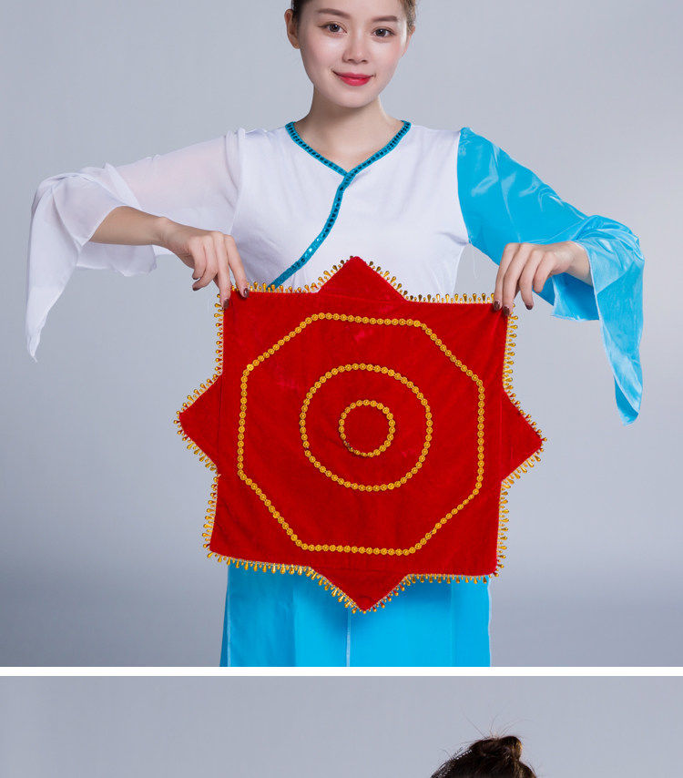 bitced新品二人转手绢舞蹈手绢二人转一对广场舞东北秧歌成人手帕