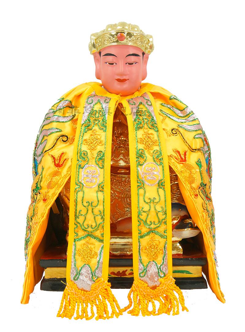 精美做工可定制神明衣服玉皇大帝妈祖关公龙袍袍财神爷披风加厚手工凸