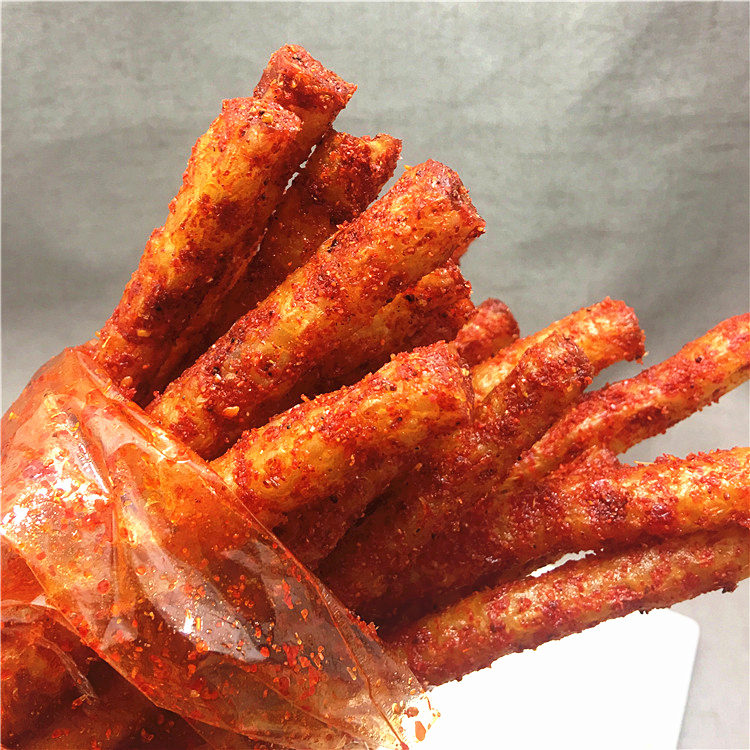 江西特产萍乡条子麻辣儿时手工辣条童年辣棒回忆怀旧自制面筋零食条子