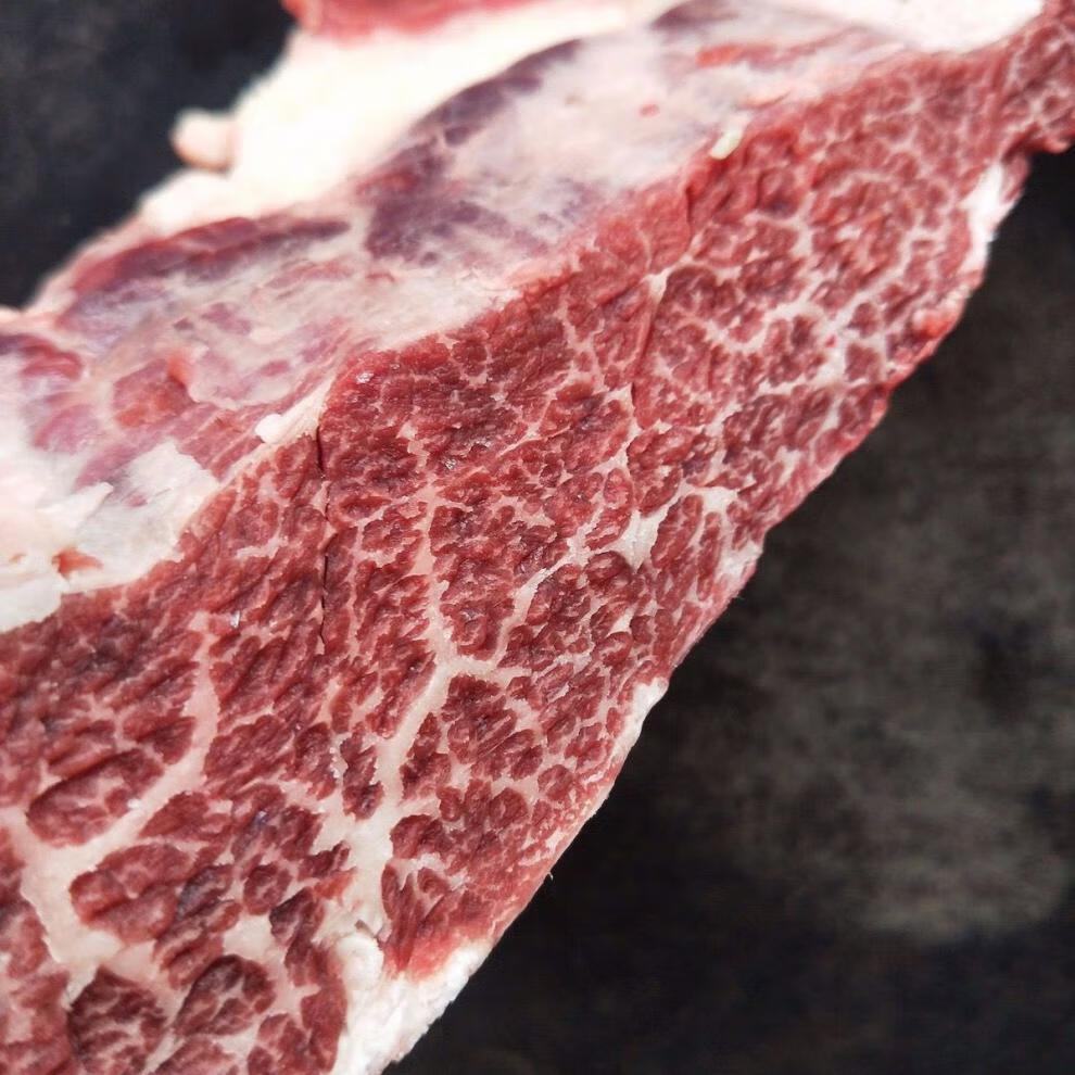 潮汕新鲜肥牛肉 雪花牛肉 牛匙仁匙皮 鲜嫩吊龙 火锅烧烤食材500g
