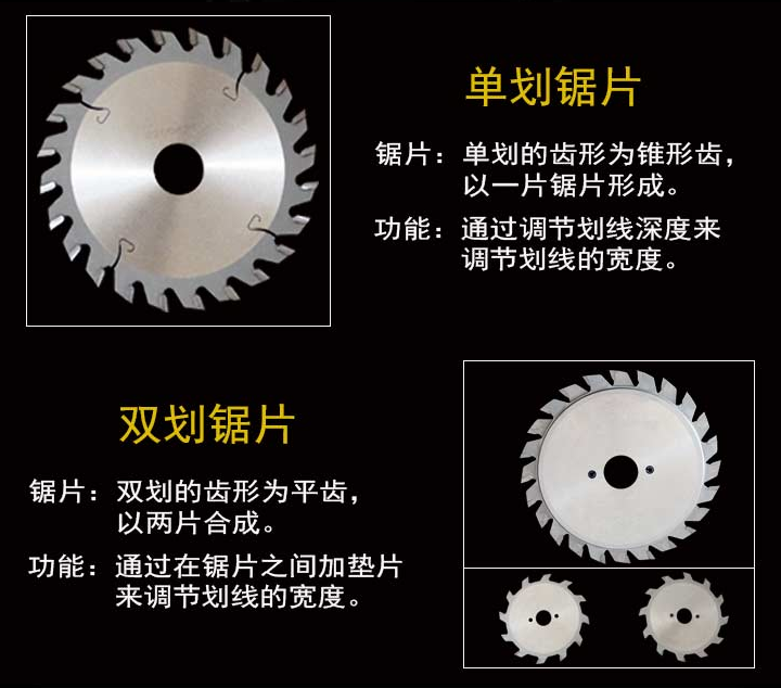 木工精密鋸鋸片子母鋸片7寸圓盤推臺鋸合金圓鋸片切割機木工鋸片q 16