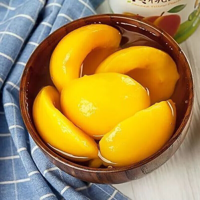 头牌新鲜水果罐头425克*2罐休闲小食午后甜品黄桃椰果混合 黄桃*2罐
