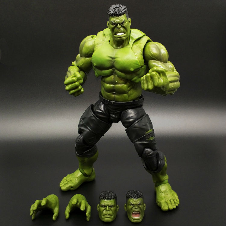 万代bandai复仇者联盟3shf绿巨人浩克模型玩具可动人偶摆件
