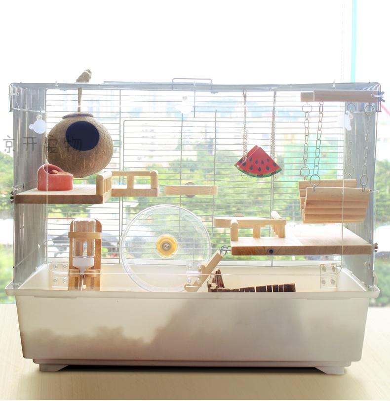【升级别墅版套装】仓鼠笼子豪华加大仓鼠笼子大空间好清理透明盒子