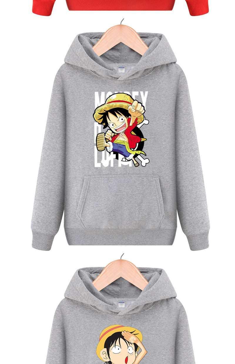 琛恋秋季海贼王路飞卫衣男生动漫白胡子正义周边衣服青少年小胖子外套