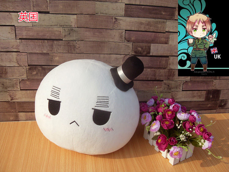 黑塔利亚团子 aph周边 颜文字 表情包抱枕 玩偶斜挎包 团子抱枕 日本