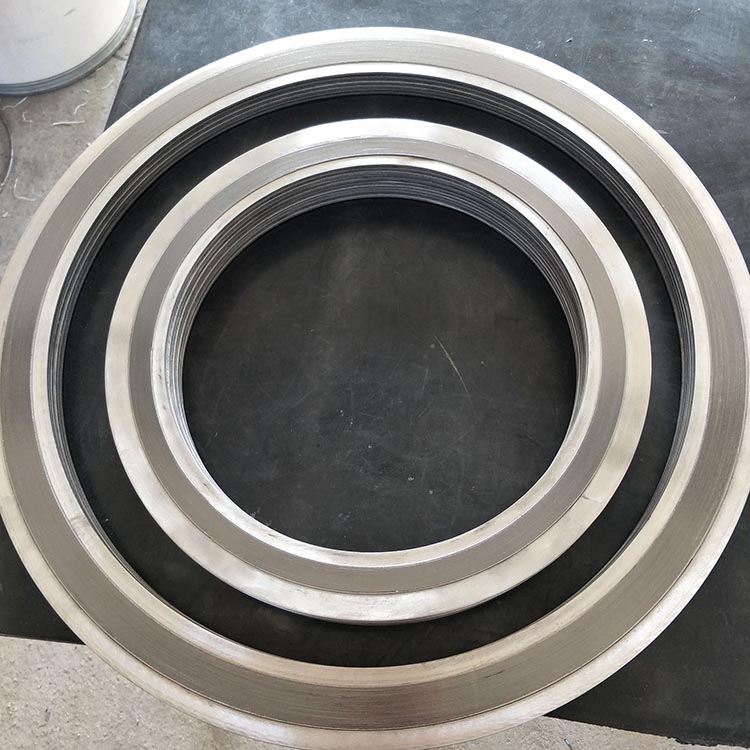 法耐 金属缠绕垫片耐高温高压不锈钢内外环型法兰密封圈石墨复合垫
