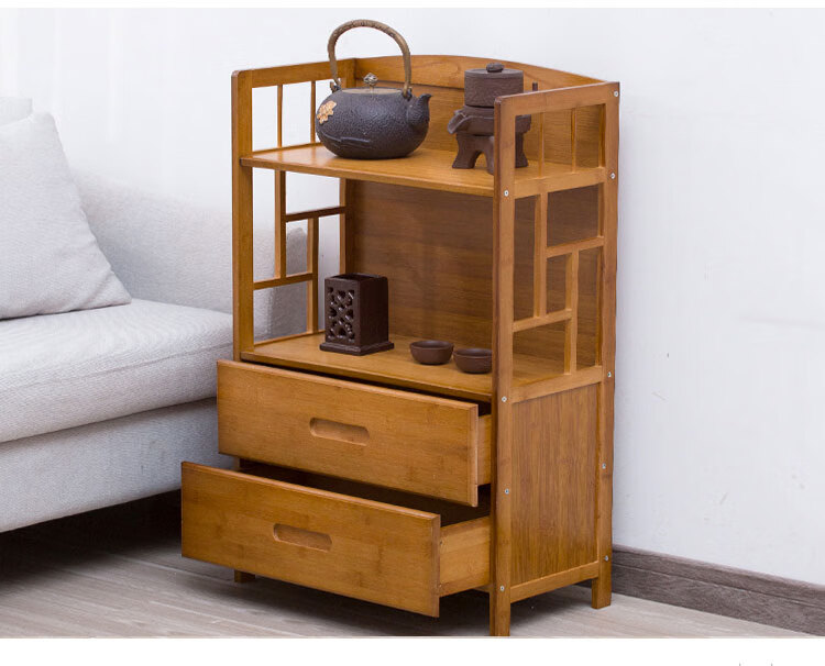 放茶叶罐的架子茶叶架置物架小型茶室简易多层茶壶茶叶罐收纳架放茶具