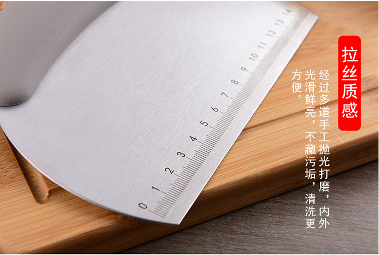 不锈钢刮面铲切面刀刻度刮板切面包馒头面粉牛油硅胶刮刀烘焙工具颜色