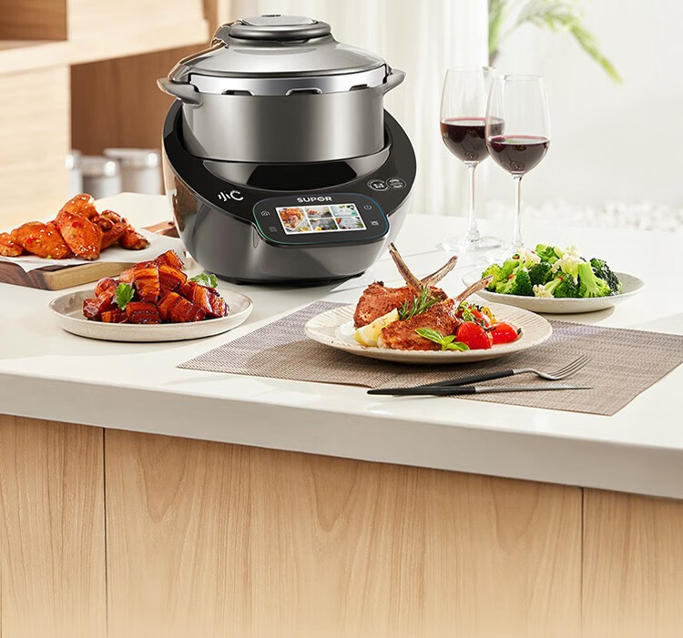 苏泊尔supor炒菜机全自动wifi控制大容量家用炒菜机器人多用途锅料理