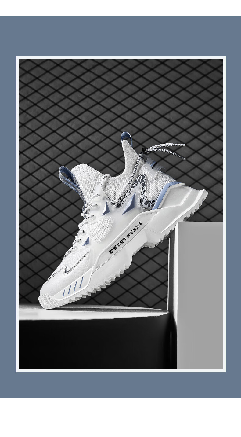 【官方旗舰】回到未来篮球鞋秋季老爹休闲回到未来高帮袜子鞋增高潮牌