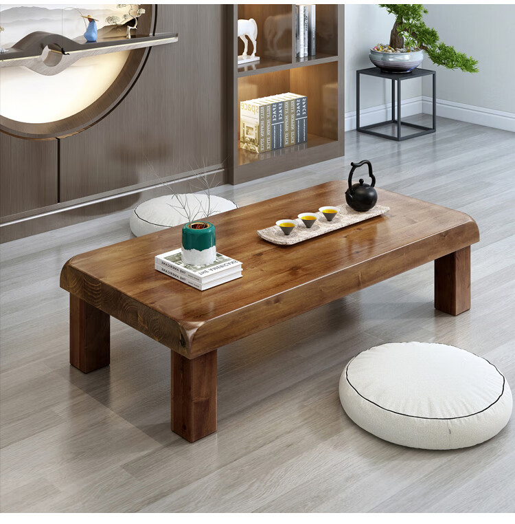 木阁调简约现代矮桌客厅禅意茶桌小户型飘窗日式坐地桌子实木榻榻米
