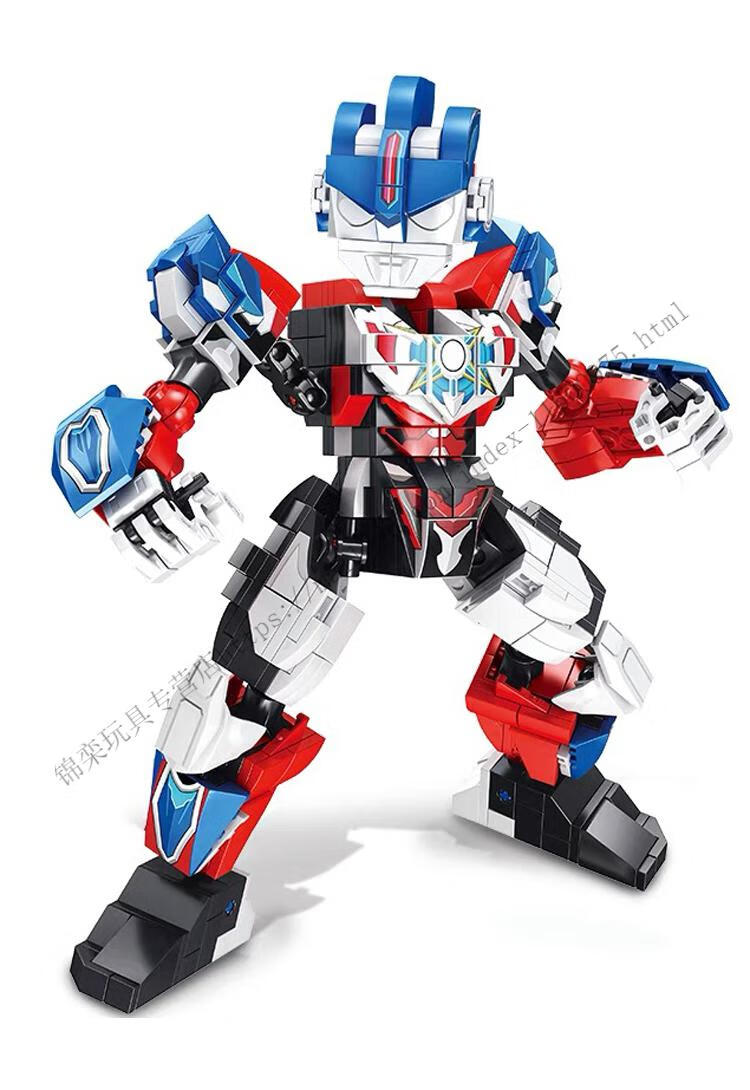 乐高lego兼容欧布奥特曼积木人仔玩具拼装机器人系列儿童全套组装