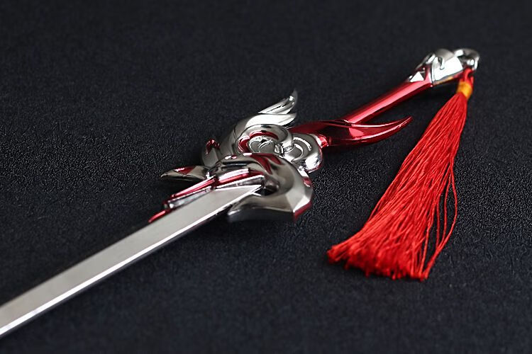 王者玩荣耀玩具大号合金刀李白凤求凰青莲剑仙模型挂件 李白-青莲剑仙