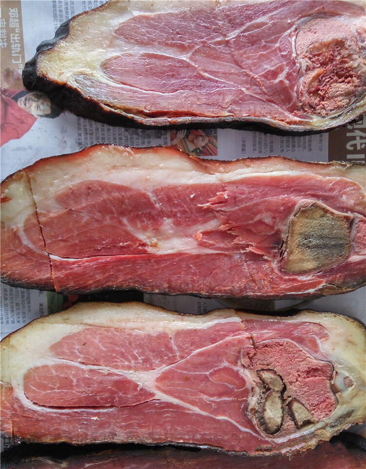 安福火腿 江西农家自制老腊肉烟熏火腿片土猪肉草食肉吉安安福特产