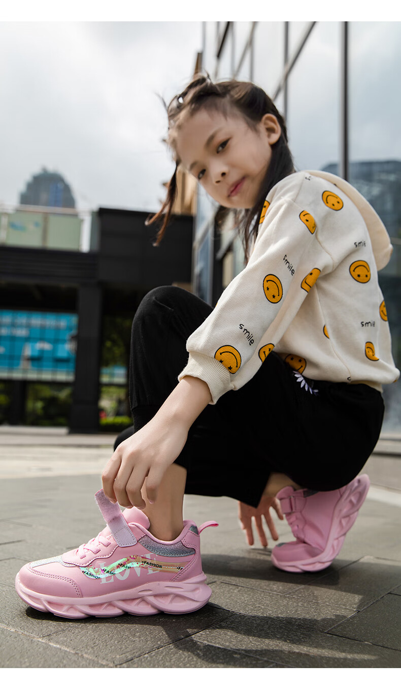 耐克nike小萌童鞋秋冬革面女童可爱新款运动鞋安踏李宁阿迪达斯