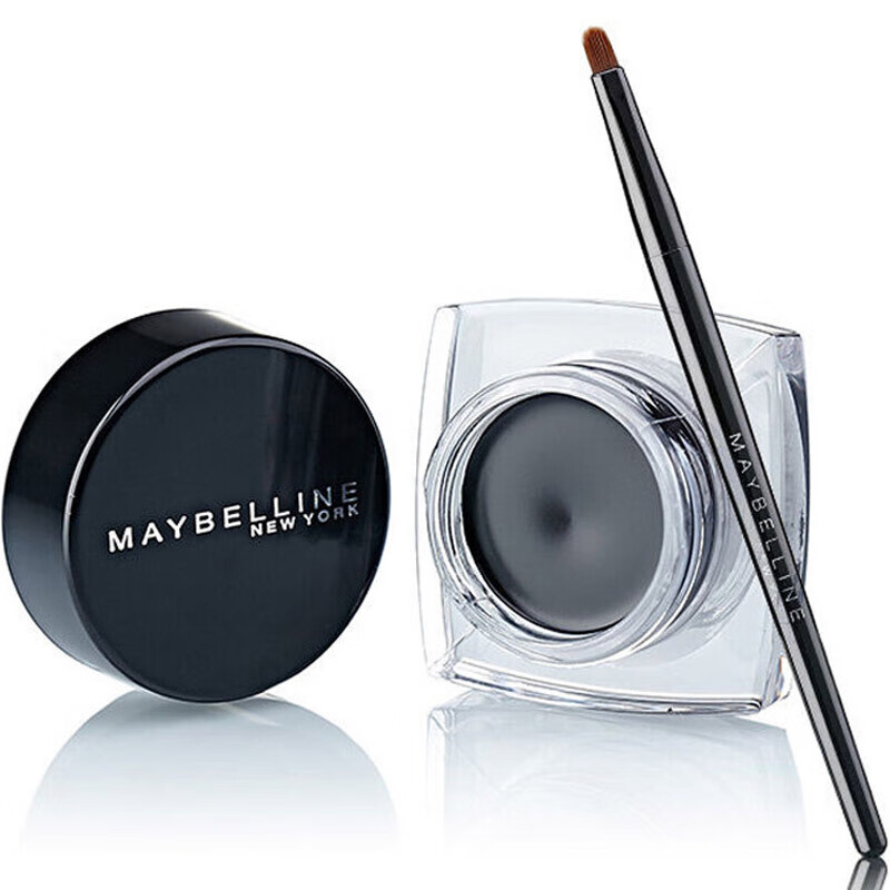 美宝莲持久魅影眼线膏(初学者易上妆,不易晕染) 黑色2.5g