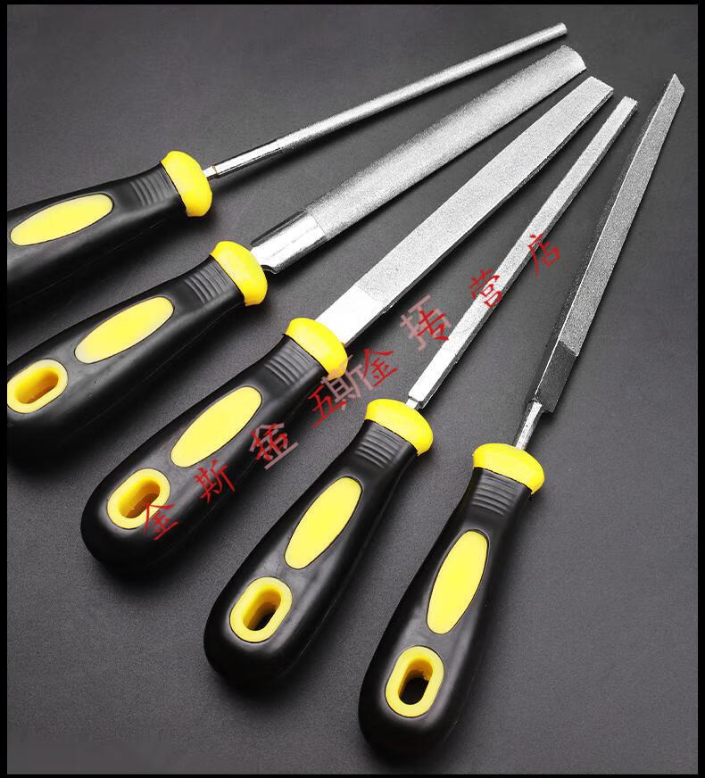 金刚石锉刀超细打磨工具金钢锉金刚挫刀合金金刚砂搓刀挫金属锉子 8寸