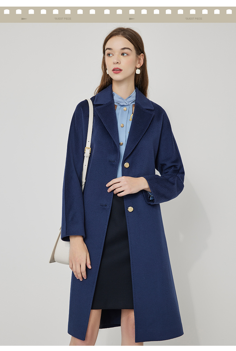 反季清货scofield女装冬季毛呢大衣淑女简约时尚英伦风保暖商务外套修