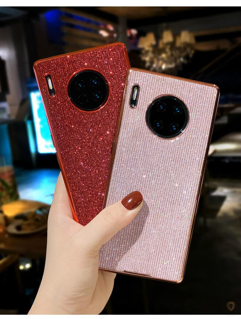 英凯伦闪钻女神华为mate30pro手机壳mate30女款网红限量版电镀全包防