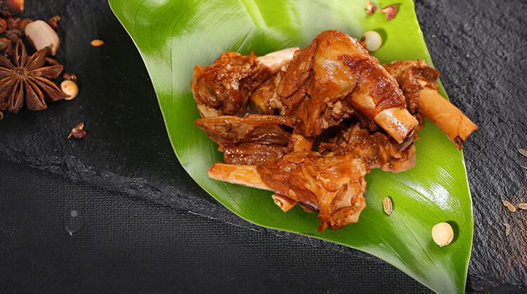 内蒙古羊棒骨草原清真新鲜羊骨头骨髓煲汤羊腿羊肉汤棒骨 3斤