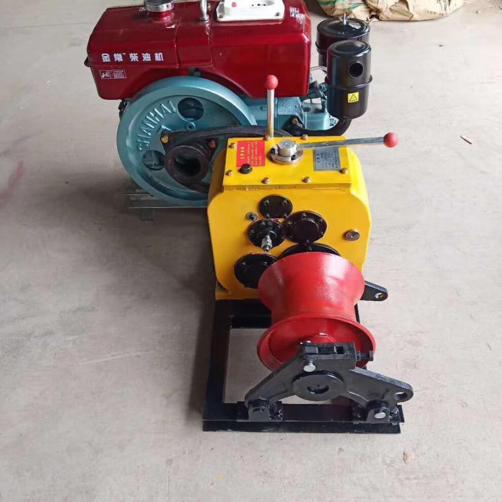 机动绞磨机5t吨汽油柴油机绞磨10t吨电缆卷扬机3吨电动绞磨机8吨5t