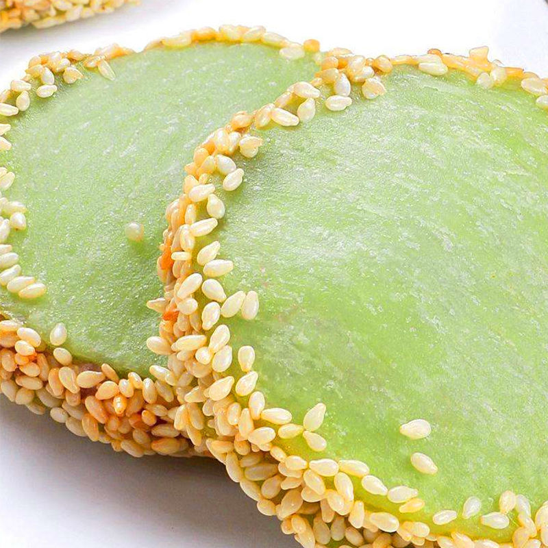 阿诺健康绿茶佛饼阿诺健康绿茶佛饼广式糕点传统西式糕点绿茶饼两盒共