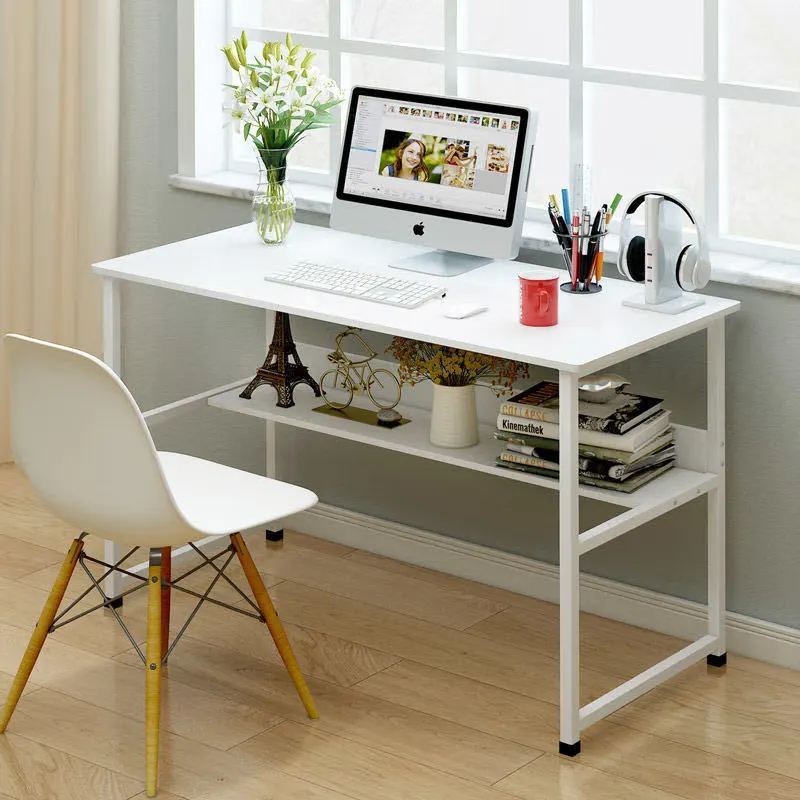 Desktop Computer Desk And Chair Set Of Household Simple High School Students Study Storage Economical Desktop Computer Desk And Chair Set Of, Desk With Storage Under 100