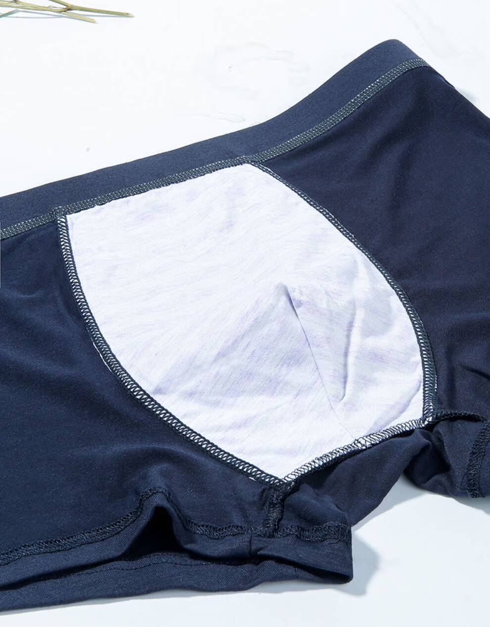 浪莎男士内裤内平角莫代尔舒适四角透气平脚高中生简约青少年短裤头学