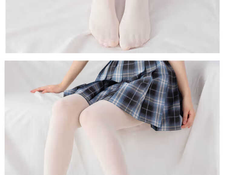 刀锋意志白丝袜女萝莉学生成人丝袜jk袜子春秋款可爱日系软妹白色连