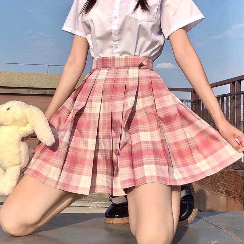 诗姿柔树莓红茶正统日系jk制服格裙春秋冬女学生时尚套装学院风衬衫