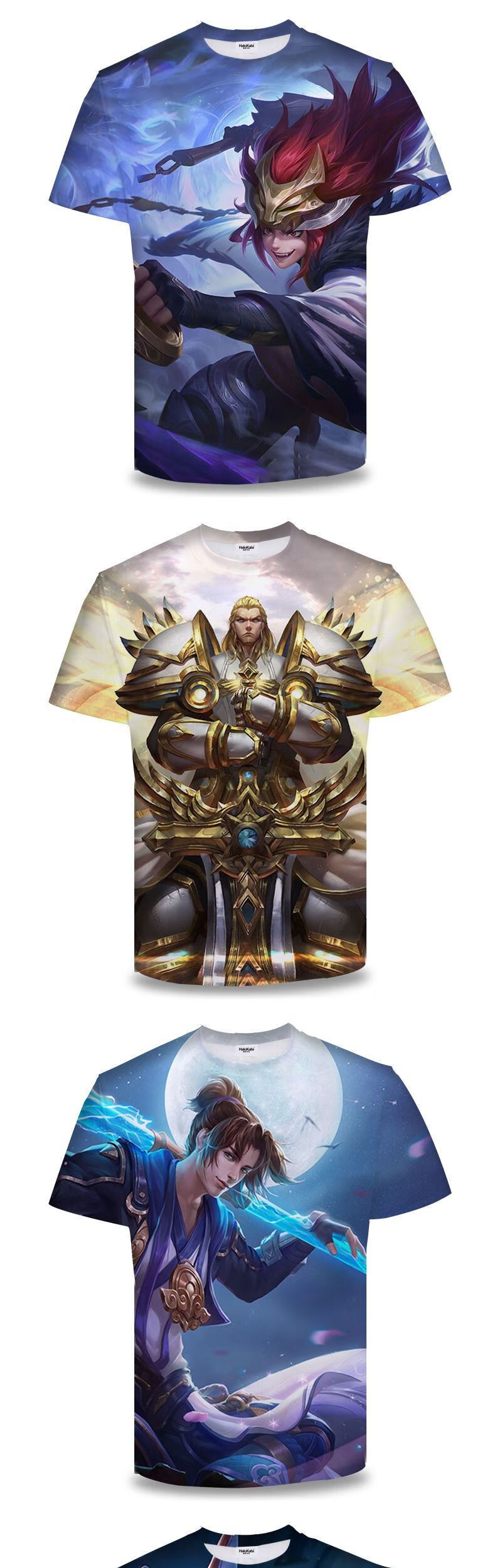 地狱火衣服服全皮肤神威马超衣服地狱火王者荣耀王者荣耀短袖 hzh31瑶