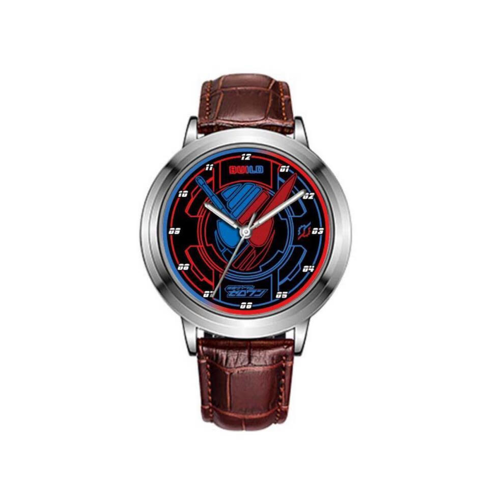 电子表防水手表动漫联名学生二次元石英表 圣刃假面骑士黑色米兰钢带