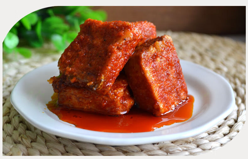 云南特产牟定油腐乳265克豆腐乳中辣豆腐下饭酱调料油腐乳265gx4瓶