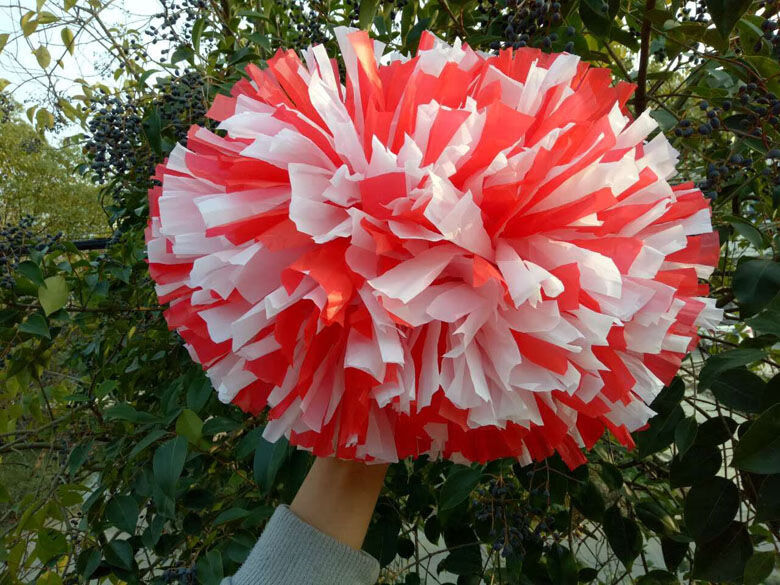 啦啦操花球拉拉队手拿花广场舞手花彩球舞蹈演出手花球学生啦啦花