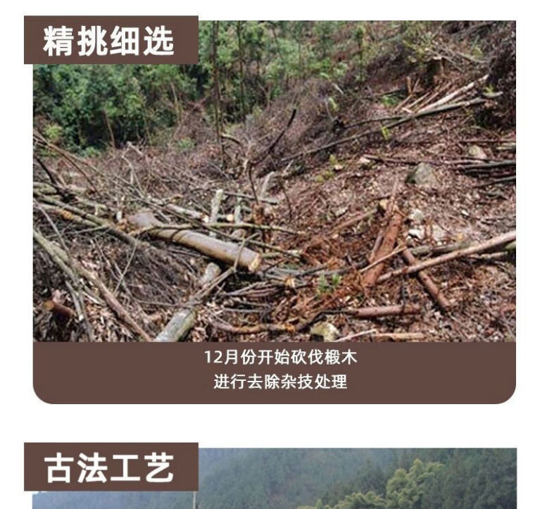 久亲（JIUQIN） 香菇新货农家土特产肉厚无根干香菇批发香菇 野生冬菇 优选250g
