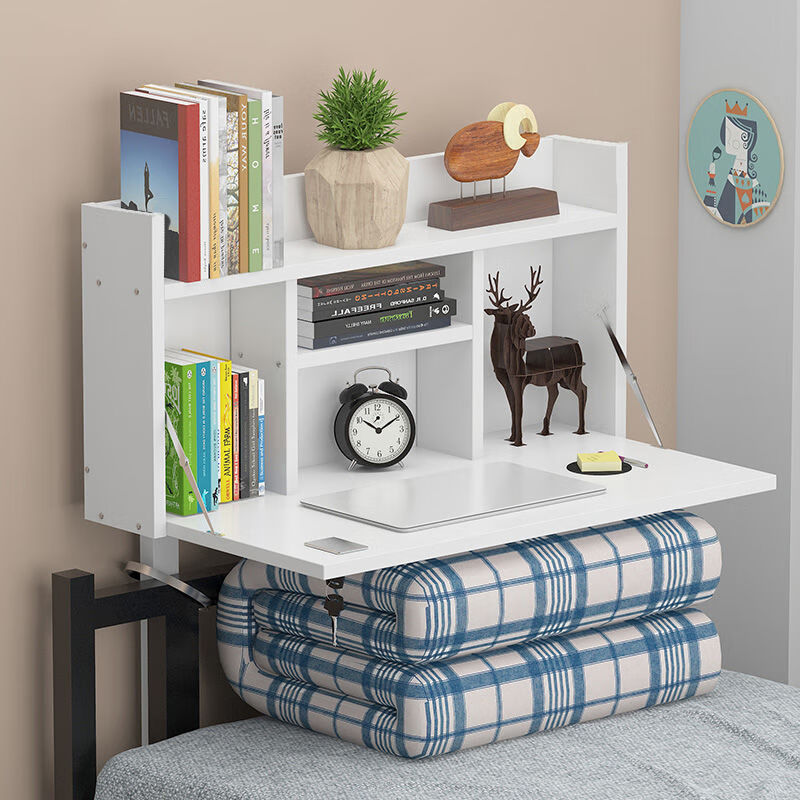 宿舍桌子床上可折叠 大学生宿舍床上电脑桌寝室折叠书桌上铺下铺悬空