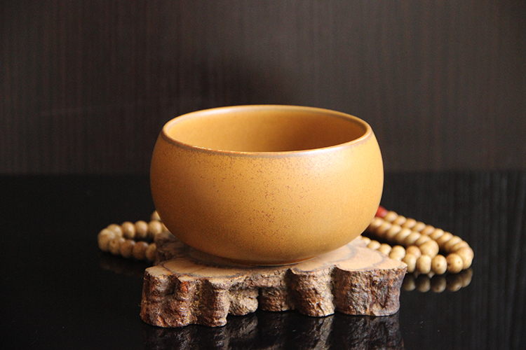 和尚碗纯黑色和尚碗钵钵仔僧人钵盂复古佛碗居士米饭碗青瓷碗陶瓷碗